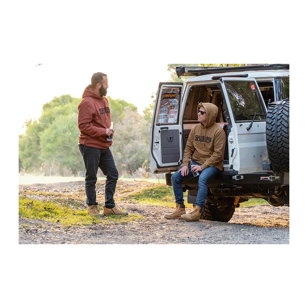 Embroidered Snatch Hoodie Red Dirt