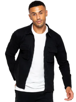 Enzo | Mens Cargo Overshirt Jacket