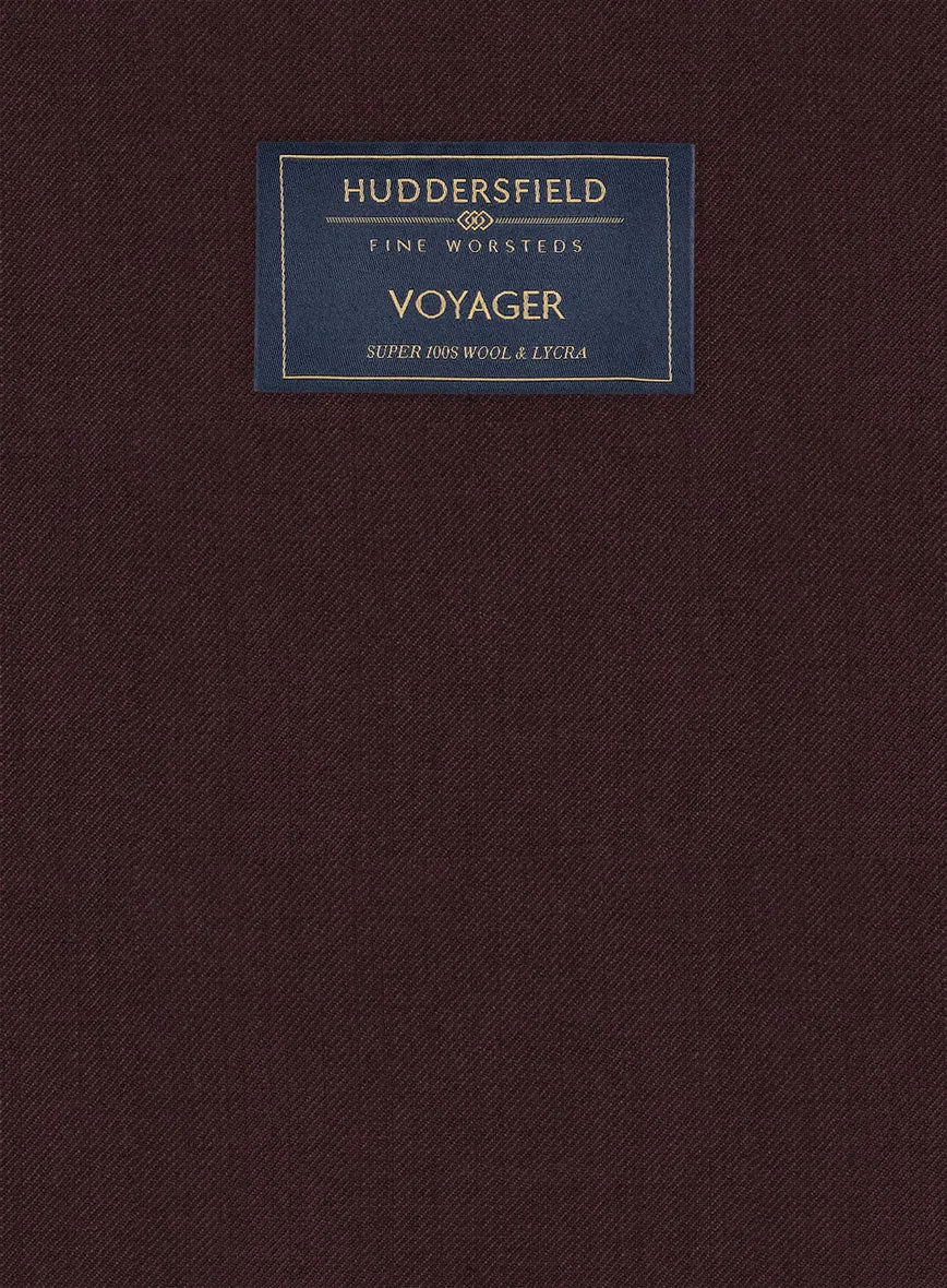 Huddersfield Stretch Mahogany Wool Suit