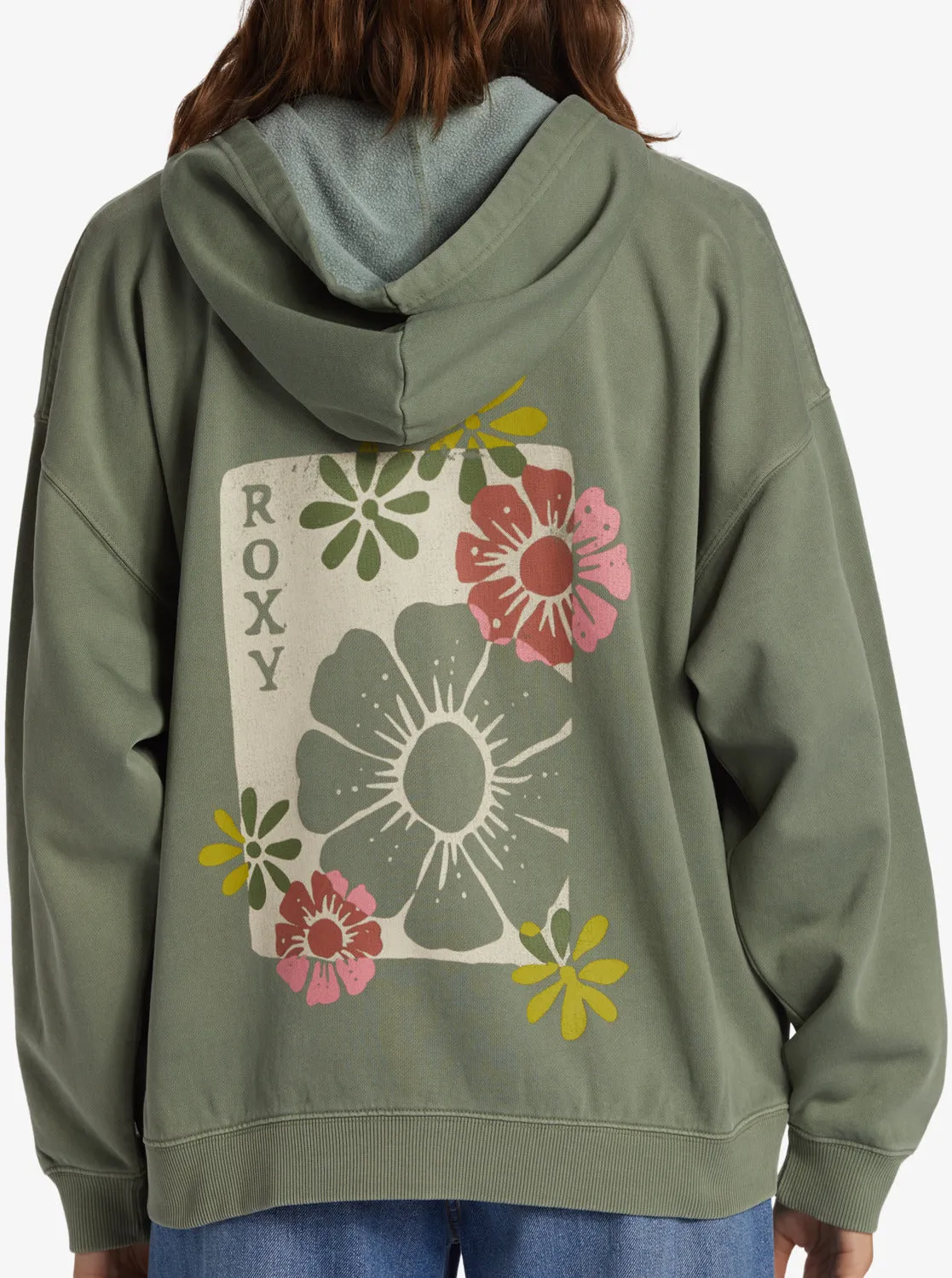 Lineup Oversized Zip Hoodie - Agave Green