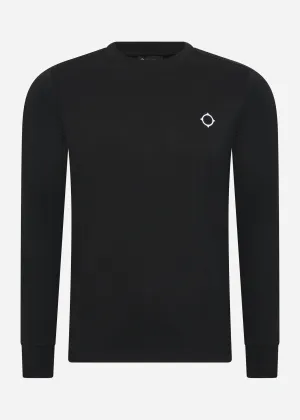 LS icon tee - jet black