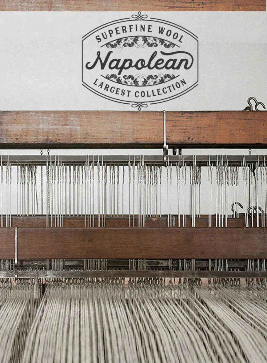 Napolean Bob Weave Gray Wool Suit