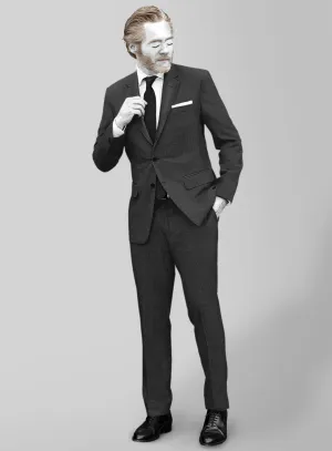 Napolean Bob Weave Gray Wool Suit