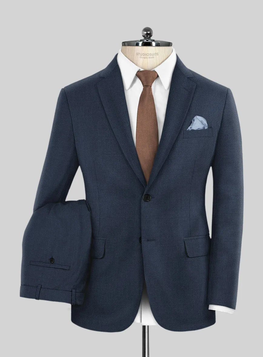 Napolean Ink Blue Wool Suit