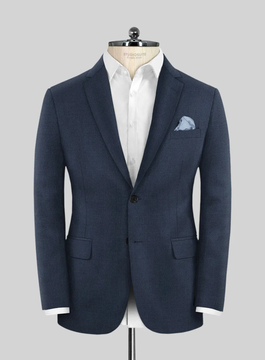 Napolean Ink Blue Wool Suit