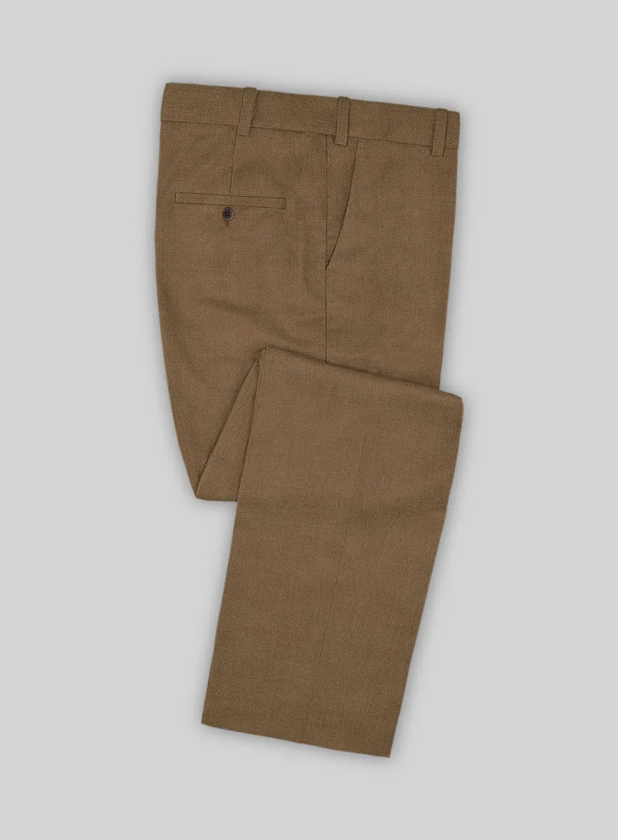 Napolean Melange Brown Wool Suit