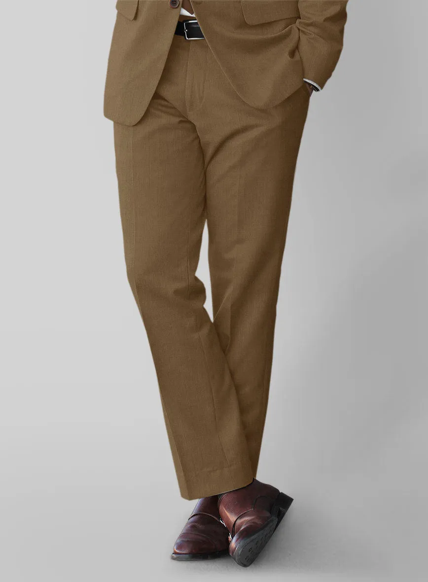 Napolean Melange Brown Wool Suit