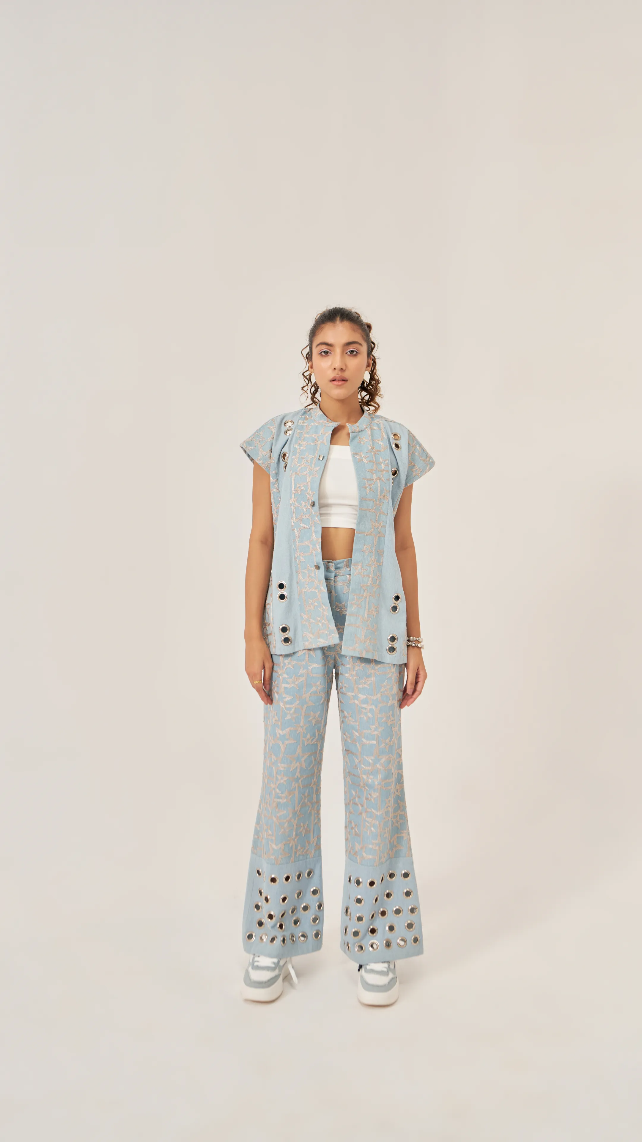 Star riveting pants